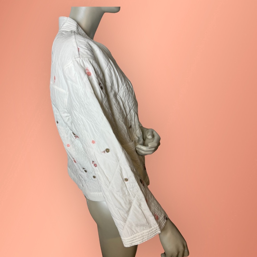 Current Air brand White Embroidered Open jacket - Picture 4 of 14